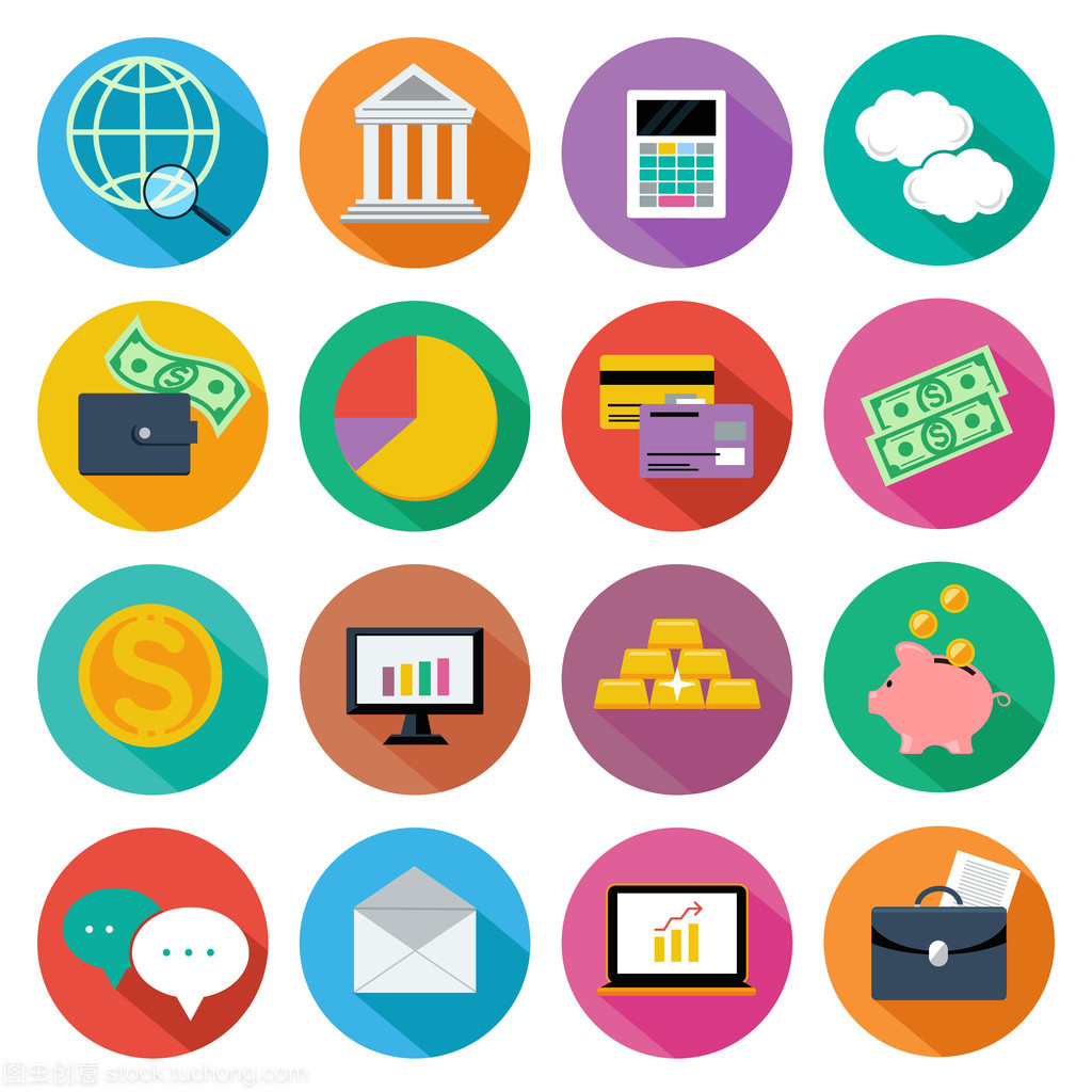 圖標集在財務、投資管理與財務咨詢中的視覺溝通價值